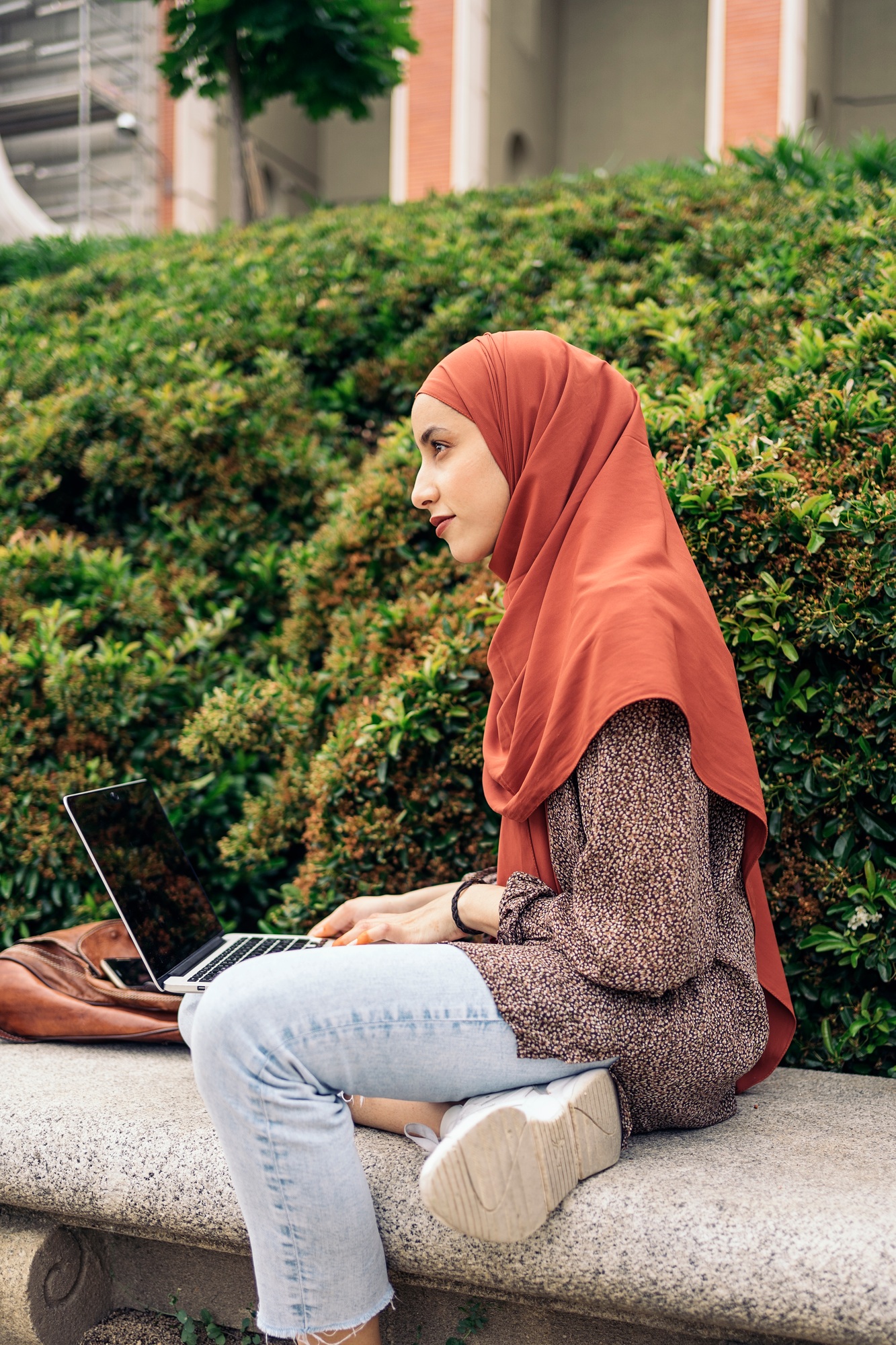 Muslim Woman in the Park