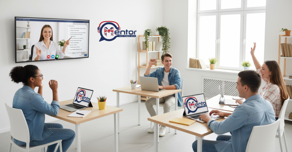 Interactive Online English Lessons with Live Tutors