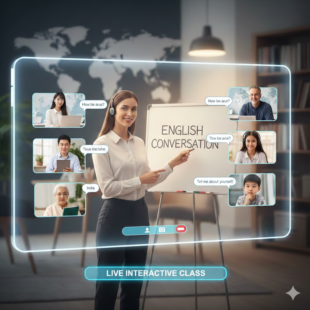 دروس اللغة الإنجليزية التفاعلية عبر الإنترنت