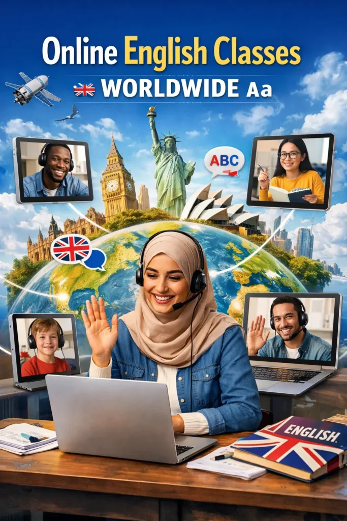 online English classes worldwide
