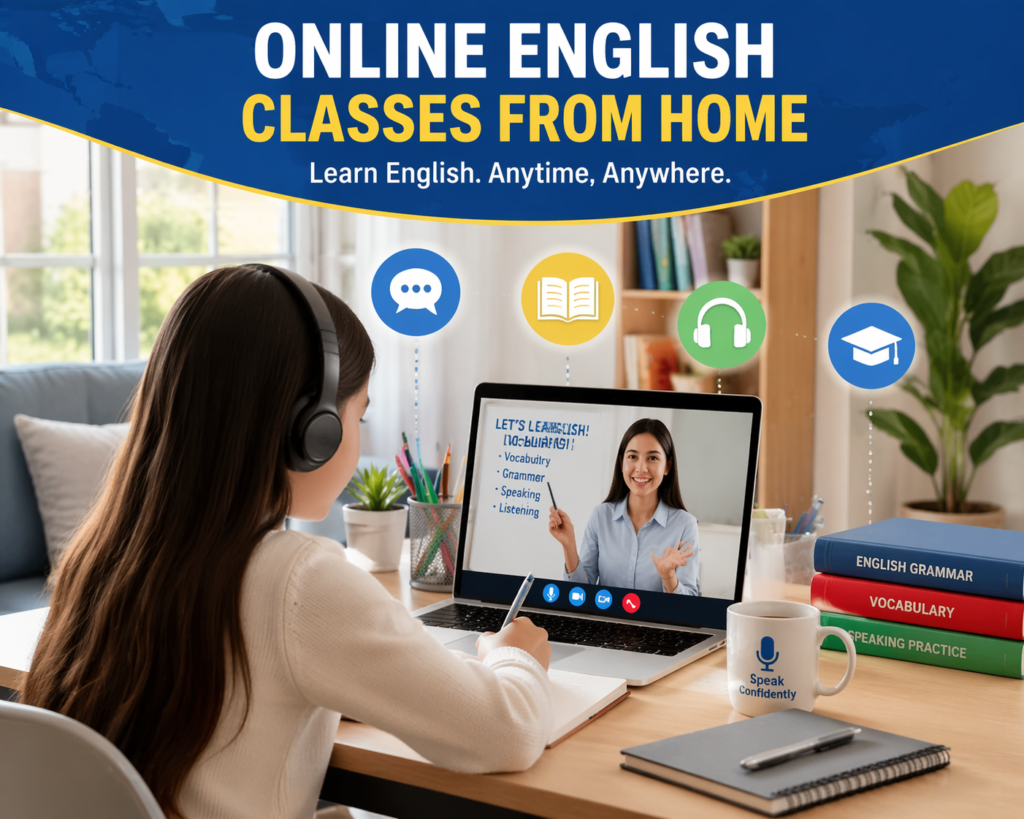online English classes from home
